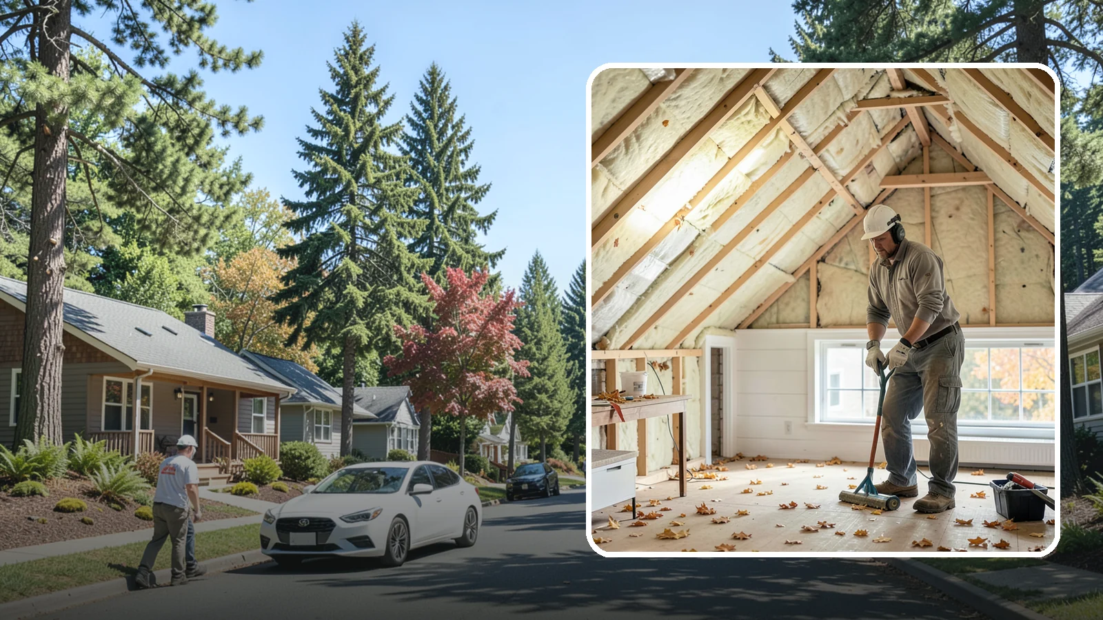Attic Air Sealing in Orting, Pierce County, WA - We seal attic air leaks that let warm, moist indoor air escape and undermine your insulation.