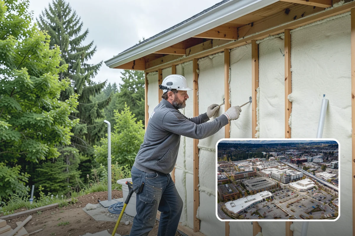 Attic Air Sealing in Redmond, King County, WA - Stops costly heated-air leakage