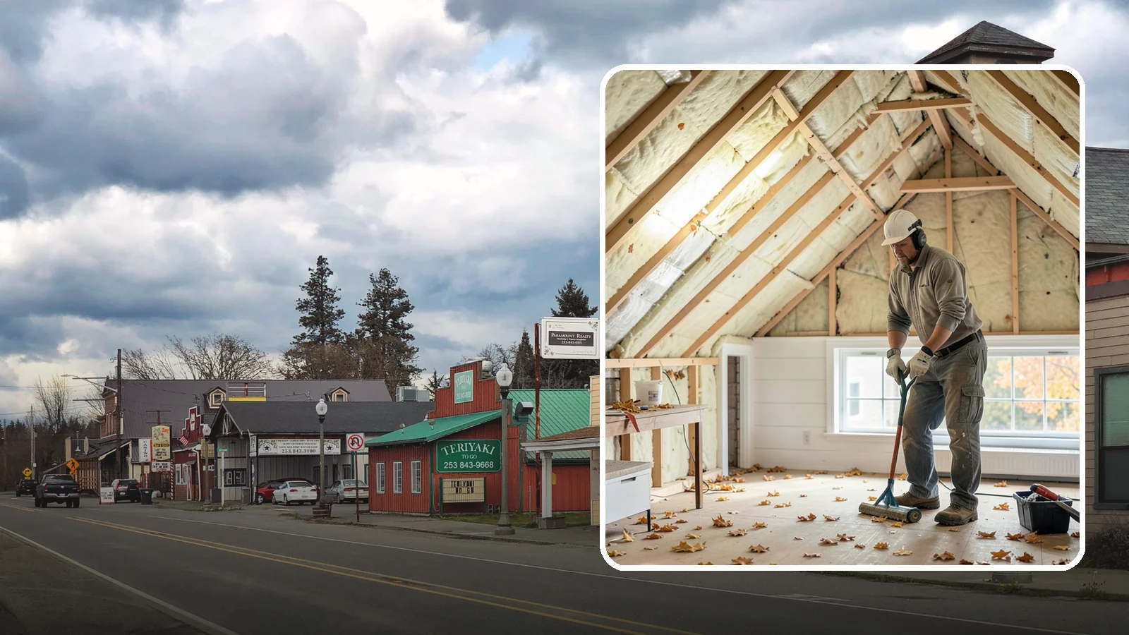 Attic Air Sealing in Roy, Pierce County, WA - We seal attic air leaks that let warm, moist indoor air escape and undermine your insulation.