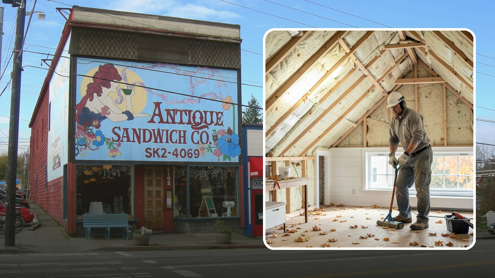Attic Air Sealing in Ruston, Pierce County, WA - We seal attic air leaks that let warm, moist indoor air escape and undermine your insulation.