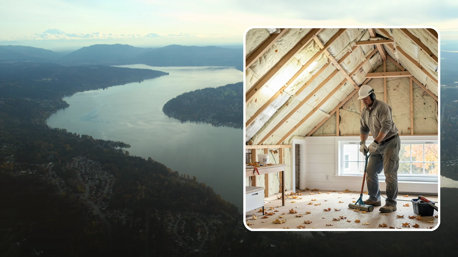 Attic Air Sealing in Sammamish, King County, WA - We seal attic air leaks that let warm, moist indoor air escape and undermine your insulation.