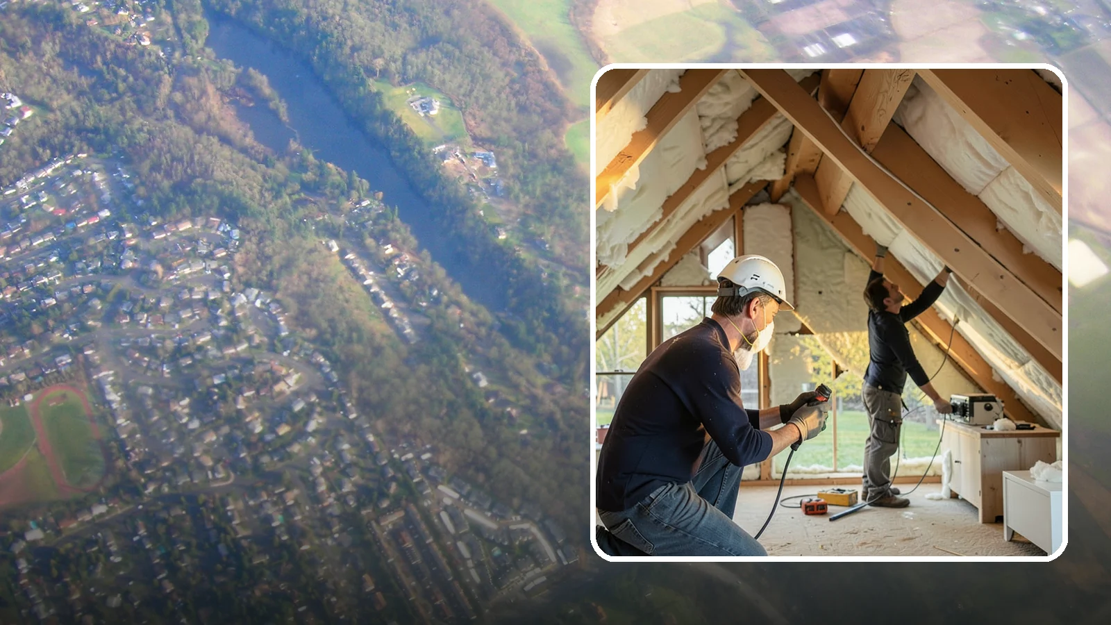 Attic Insulation Installation in Algona, King County, WA - We add and upgrade attic insulation to keep Western Washington homes warmer in winter and lower on energy bills.