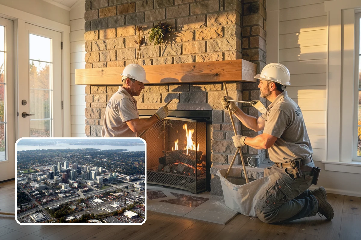 Attic Insulation Installation in Bellevue, King County, WA - Reduces winter heat loss and heating bills