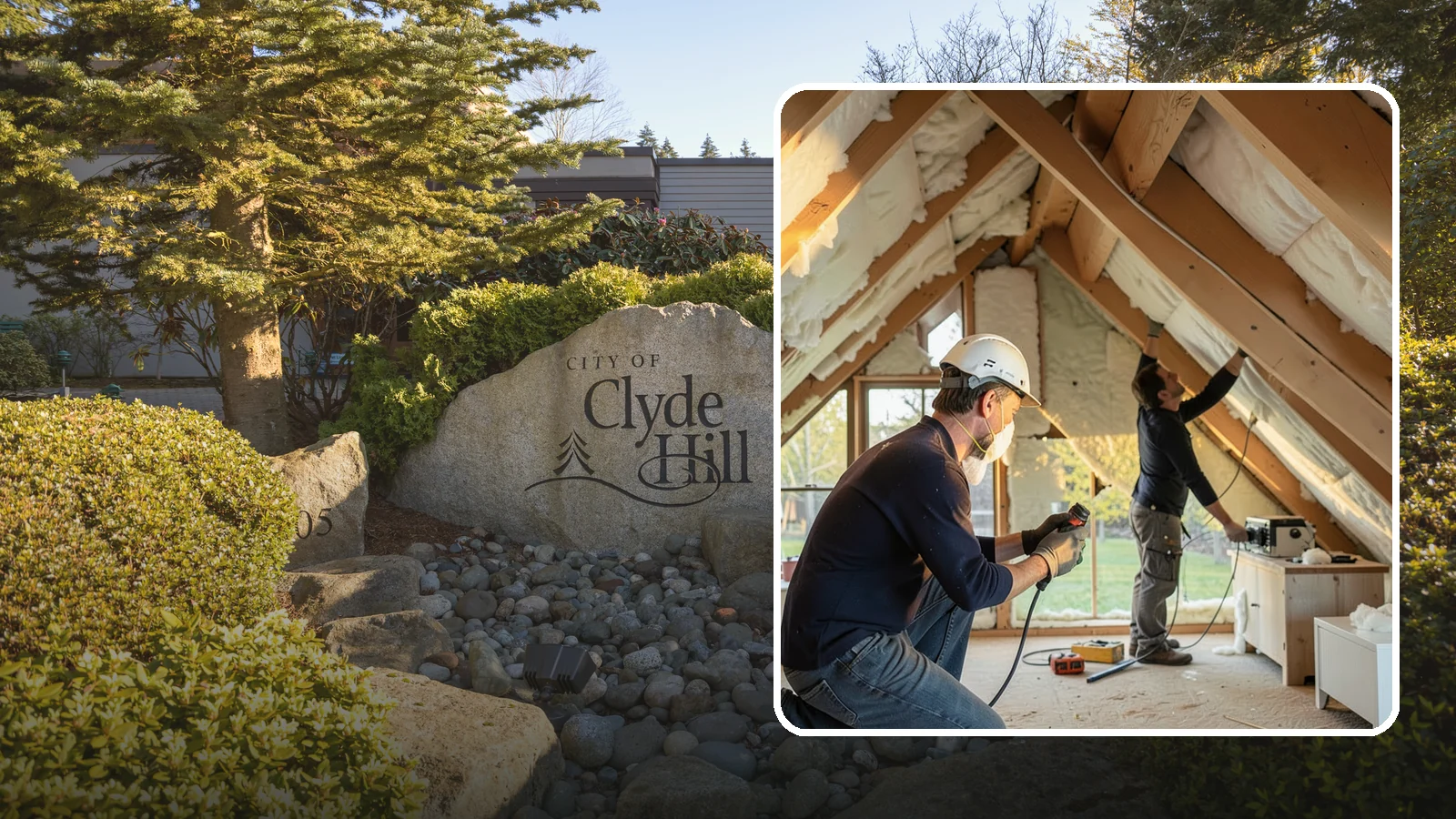 Attic Insulation Installation in Clyde Hill, King County, WA - We add and upgrade attic insulation to keep Western Washington homes warmer in winter and lower on energy bills.