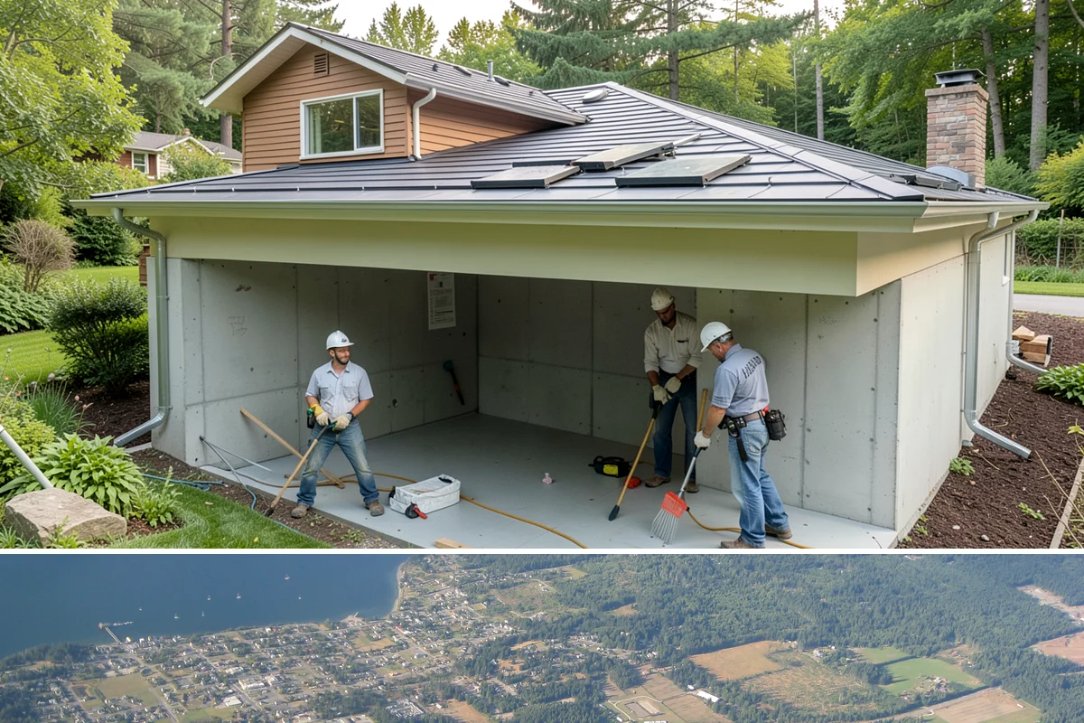 Attic Insulation Installation in Coupeville, Island County, WA - Fall is an ideal time to upgrade attic insulation before heating season, though we install comfortably year-round.