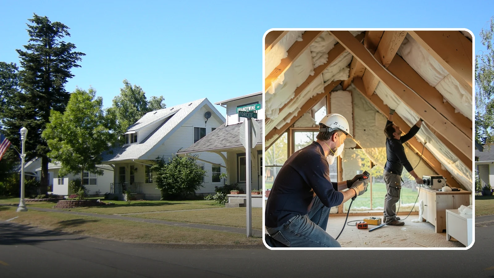 Attic Insulation Installation in DuPont, Pierce County, WA - We add and upgrade attic insulation to keep Western Washington homes warmer in winter and lower on energy bills.