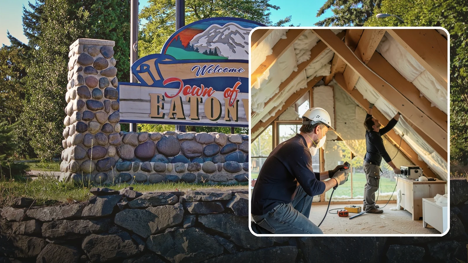 Attic Insulation Installation in Eatonville, Pierce County, WA - We add and upgrade attic insulation to keep Western Washington homes warmer in winter and lower on energy bills.