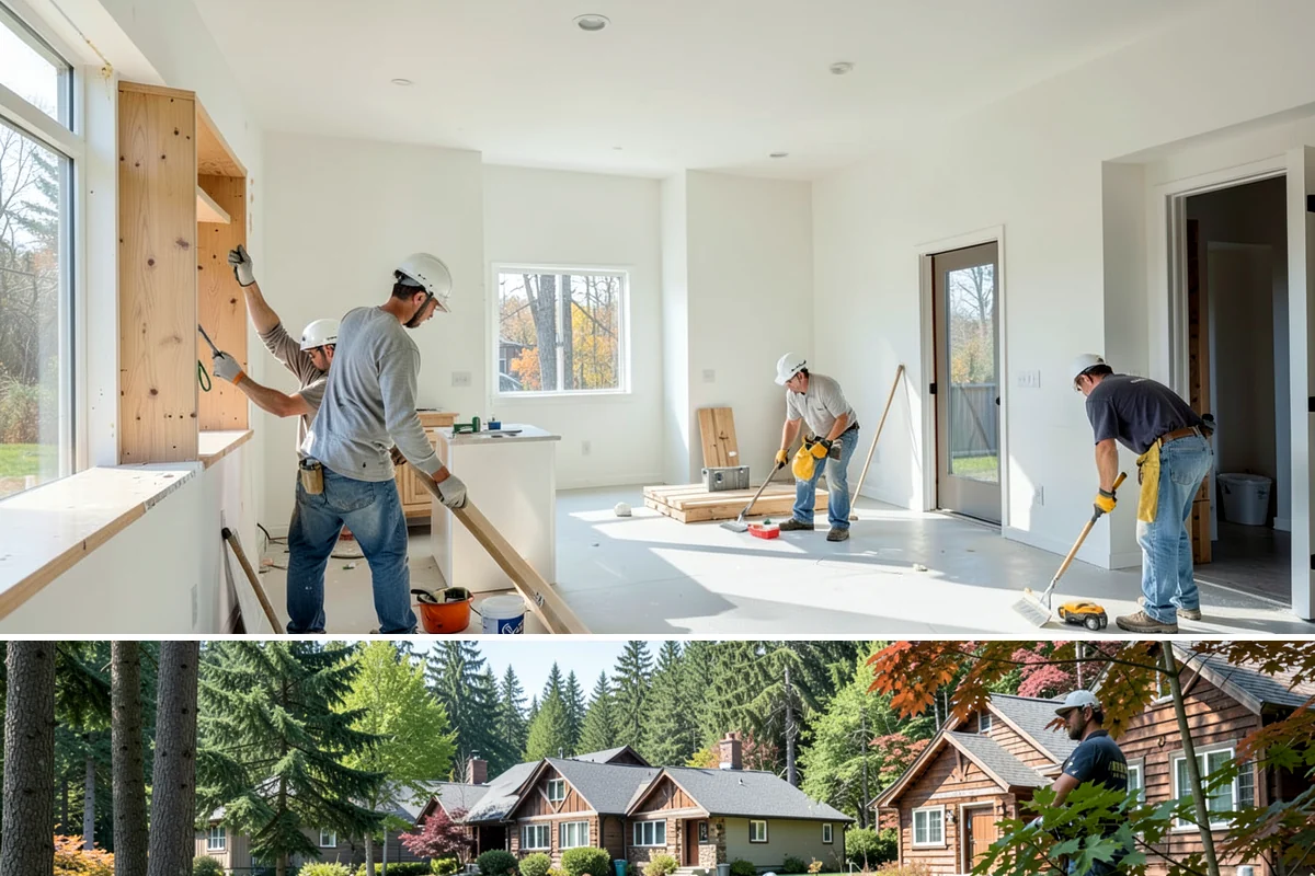Attic Insulation Installation in Edgewood, Pierce County, WA - Fall is an ideal time to upgrade attic insulation before heating season, though we install comfortably year-round.