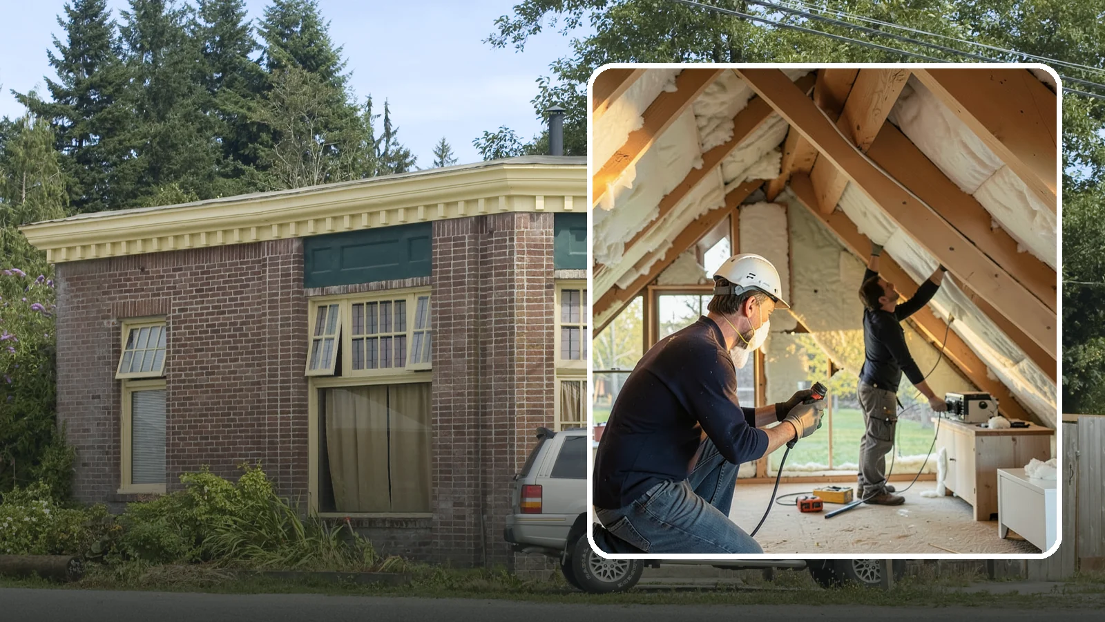 Attic Insulation Installation in Hamilton, Skagit County, WA - We add and upgrade attic insulation to keep Western Washington homes warmer in winter and lower on energy bills.