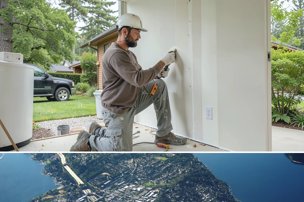 Attic Insulation Installation in Mercer Island, King County, WA - Fall is an ideal time to upgrade attic insulation before heating season, though we install comfortably year-round.