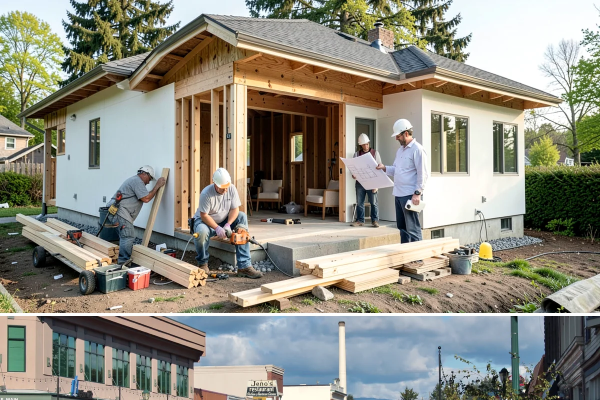 Attic Insulation Installation in Monroe, Snohomish County, WA - Fall is an ideal time to upgrade attic insulation before heating season, though we install comfortably year-round.