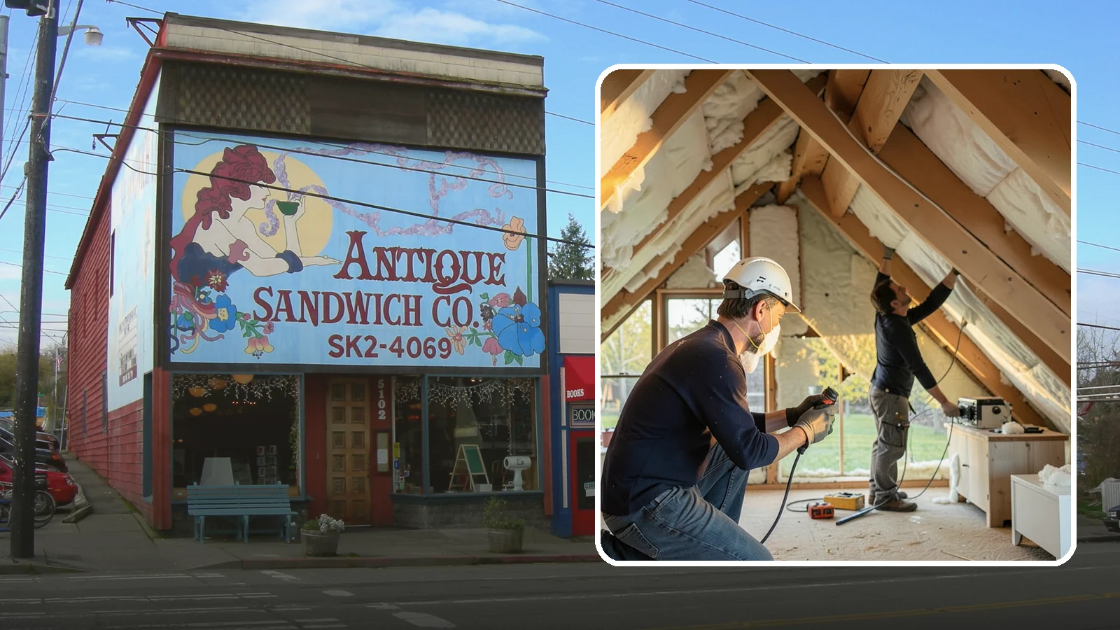 Attic Insulation Installation in Ruston, Pierce County, WA - We add and upgrade attic insulation to keep Western Washington homes warmer in winter and lower on energy bills.