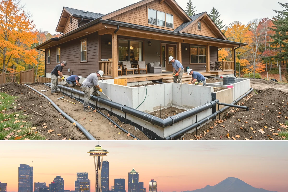 Attic Insulation Installation in Seattle, King County, WA - Fall is an ideal time to upgrade attic insulation before heating season, though we install comfortably year-round.
