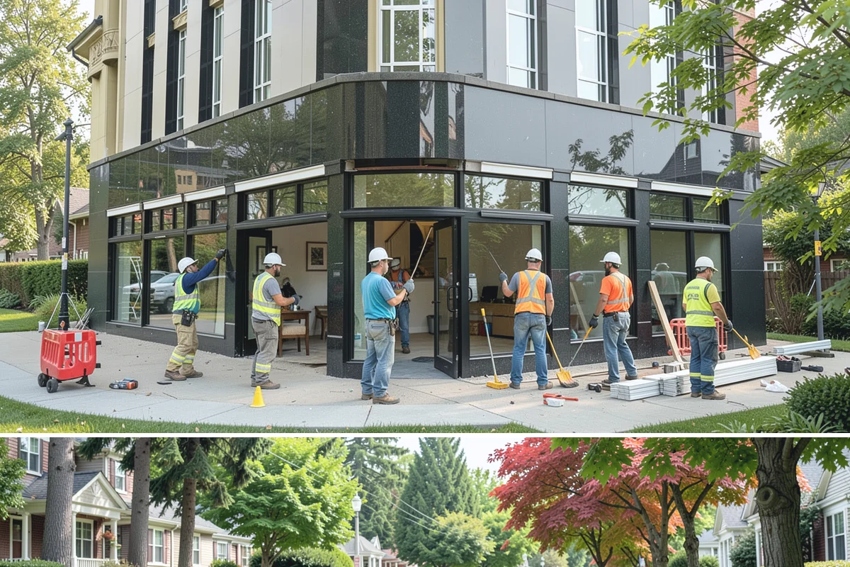 Automatic Gate Installation in Beaux Arts Village, King County, WA - Dry-season installation protects wiring and lets footings cure before wet weather.