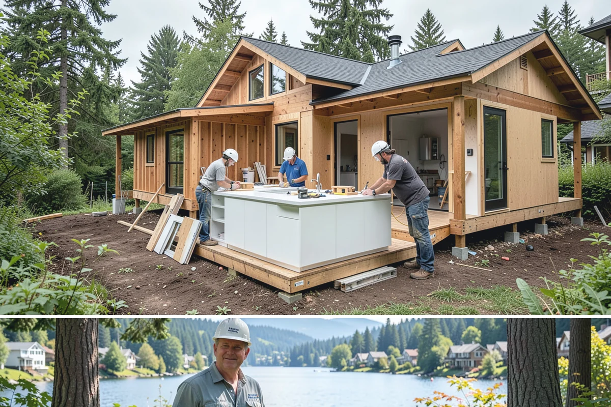Automatic Gate Installation in Milton, King County, WA - Dry-season installation protects wiring and lets footings cure before wet weather.