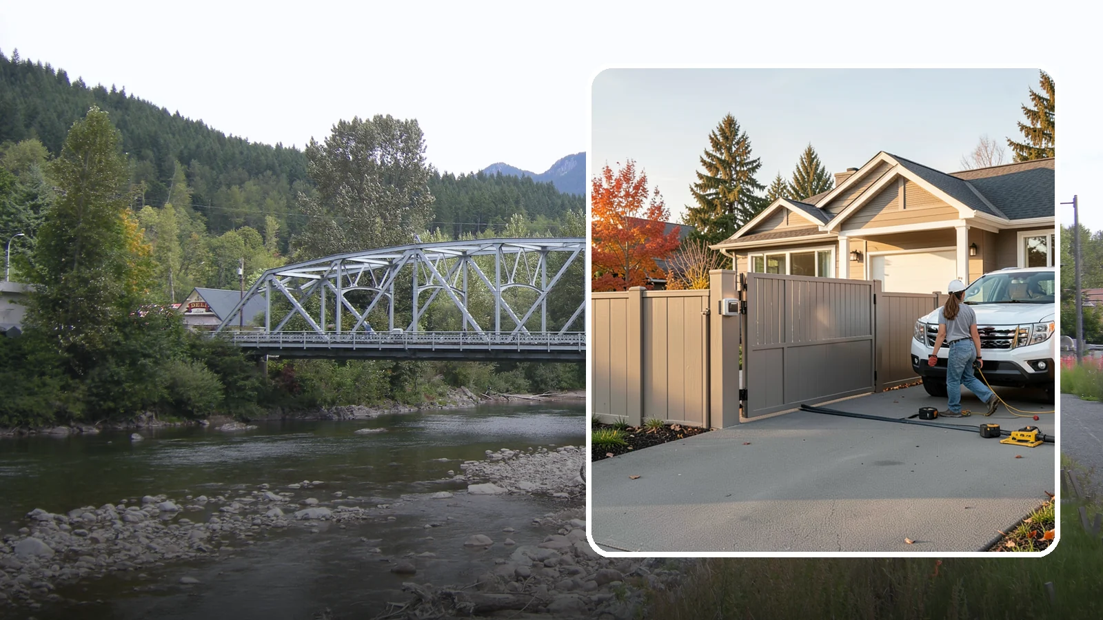 Automatic Gate Installation in Skykomish, King County, WA - A motorized automatic gate that adds security and convenience to your driveway or property entrance.
