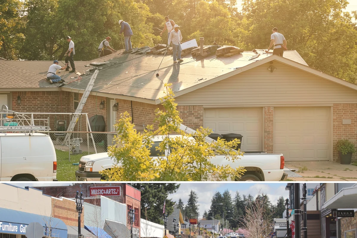Awning Window Installation in Bothell, King County, WA - Awning windows install well in any season, with quick weather-sealing during rainy periods.