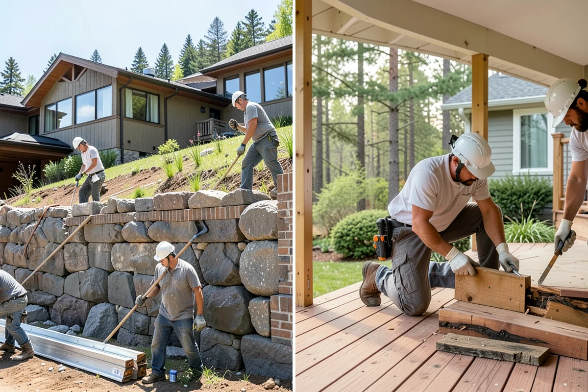 Awning Window Installation in Concrete, Skagit County, WA - Determine placement and select awning units