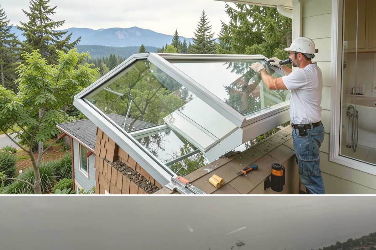 Awning Window Installation in Des Moines, King County, WA - Awning windows install well in any season, with quick weather-sealing during rainy periods.