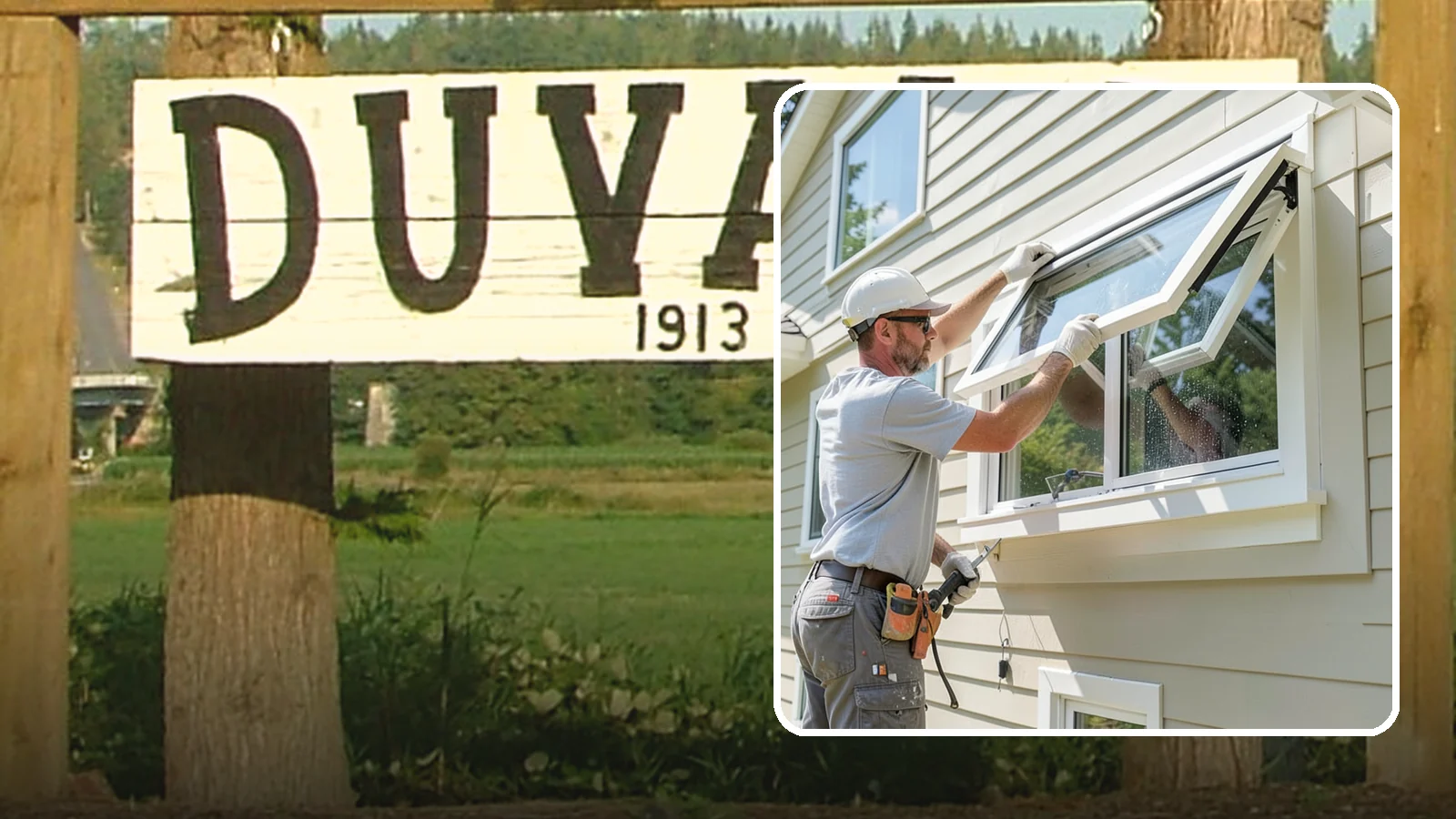 Awning Window Installation in Duvall, King County, WA - Installing top-hinged awning windows that let you ventilate even during a light Pacific Northwest drizzle.