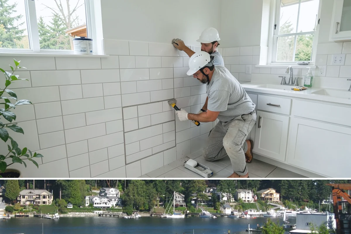 Awning Window Installation in Gig Harbor, Pierce County, WA - Awning windows install well in any season, with quick weather-sealing during rainy periods.