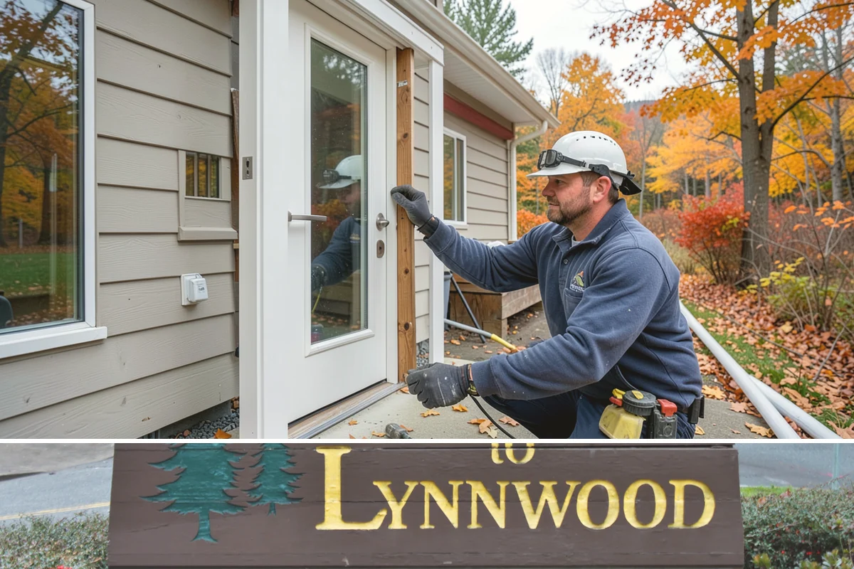 Awning Window Installation in Lynnwood, Snohomish County, WA - Awning windows install well in any season, with quick weather-sealing during rainy periods.