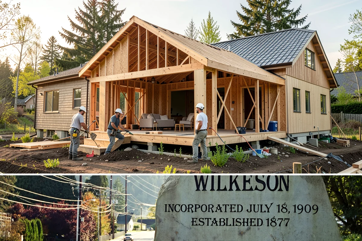 Awning Window Installation in Wilkeson, Pierce County, WA - Awning windows install well in any season, with quick weather-sealing during rainy periods.