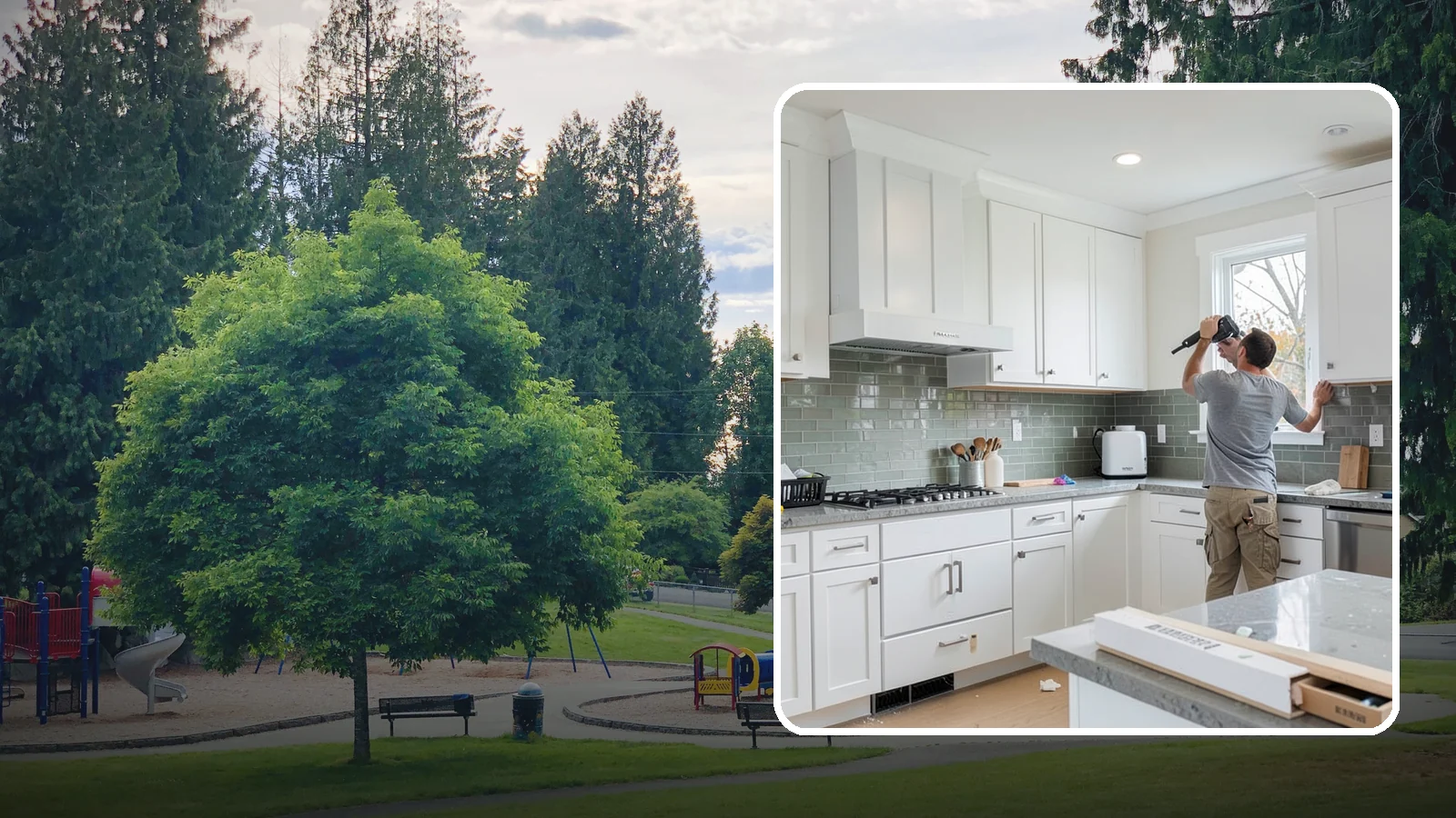 Backsplash Installation in Bonney Lake, Pierce County, WA - Installing a tile or slab backsplash that protects your walls and adds a finished design accent.