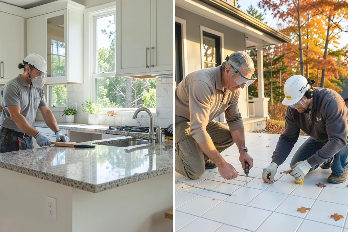 Backsplash Installation in Bonney Lake, Pierce County, WA - Prep and level the wall surface