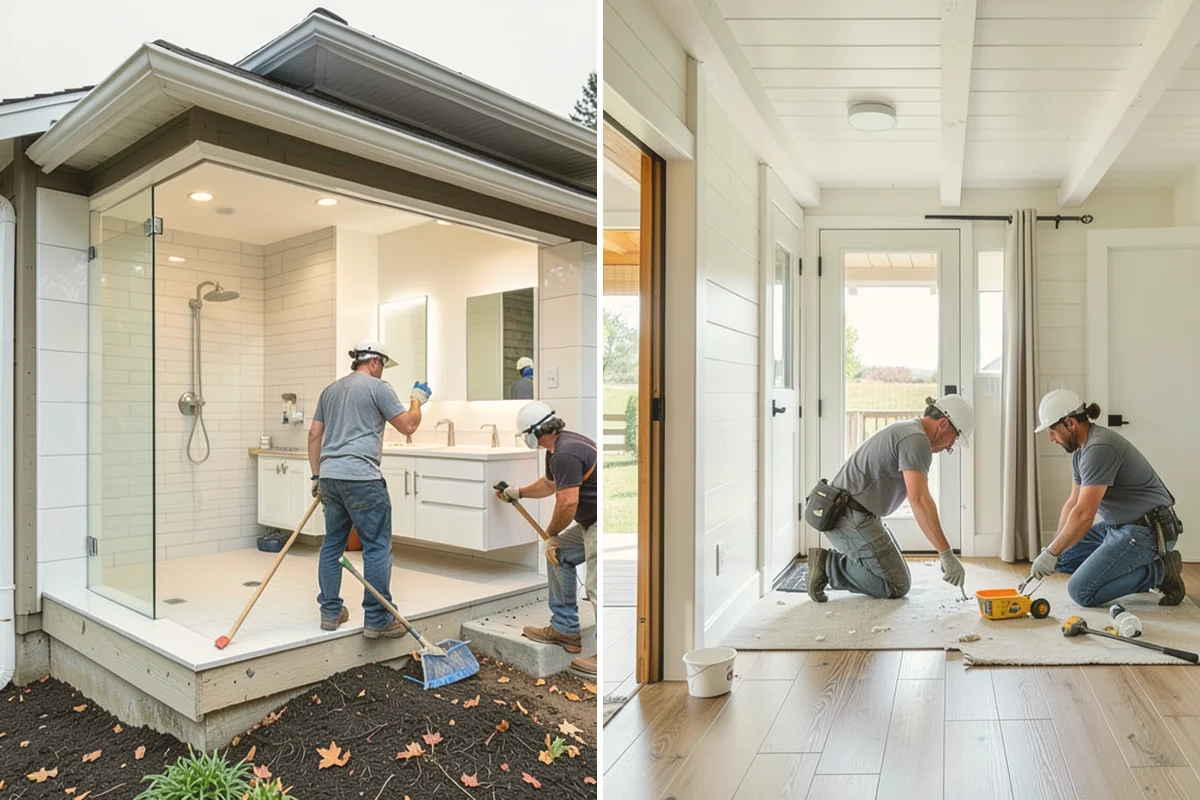 Backsplash Installation in Brier, Snohomish County, WA - Prep and level the wall surface