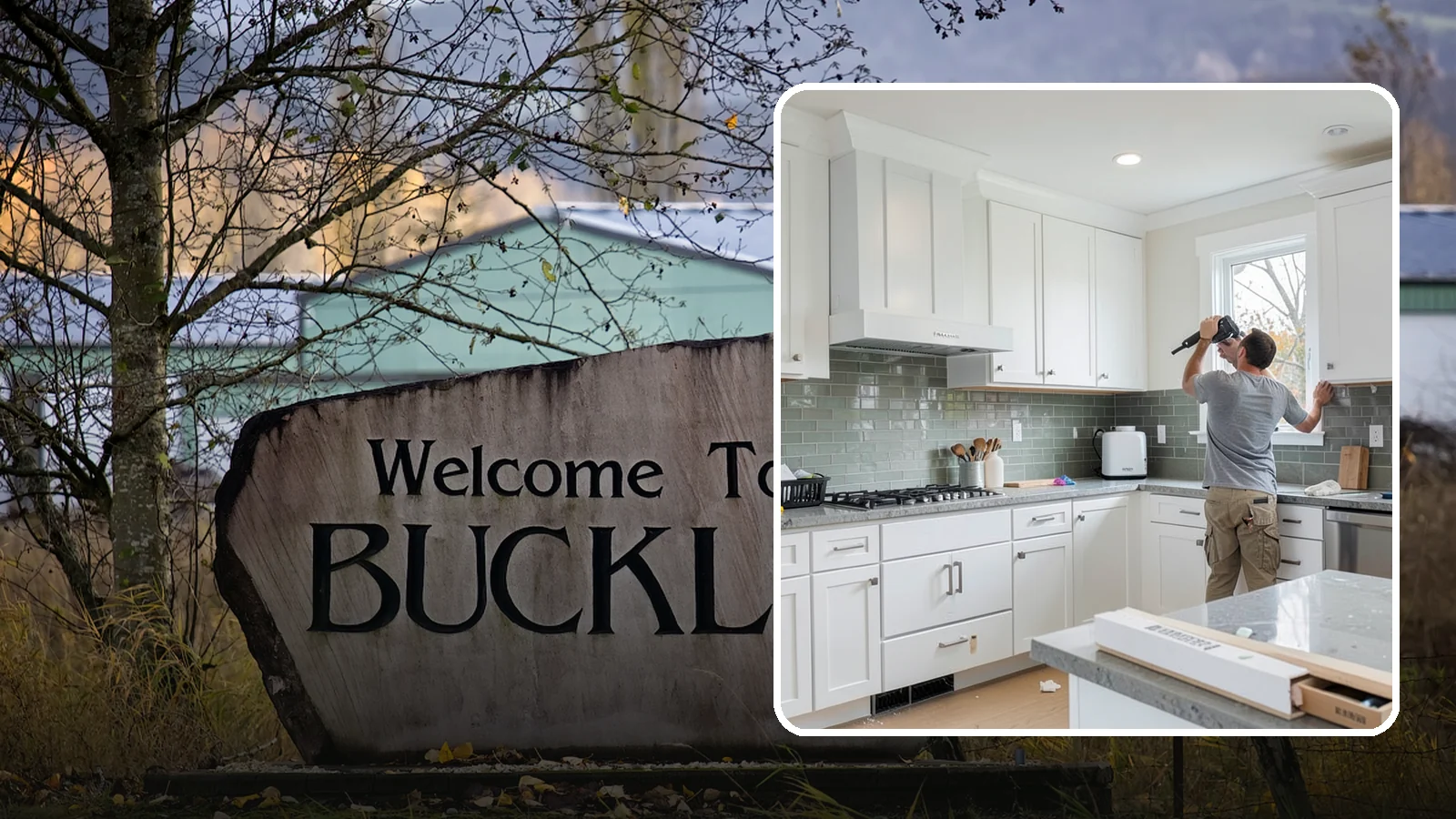 Backsplash Installation in Buckley, Pierce County, WA - Installing a tile or slab backsplash that protects your walls and adds a finished design accent.