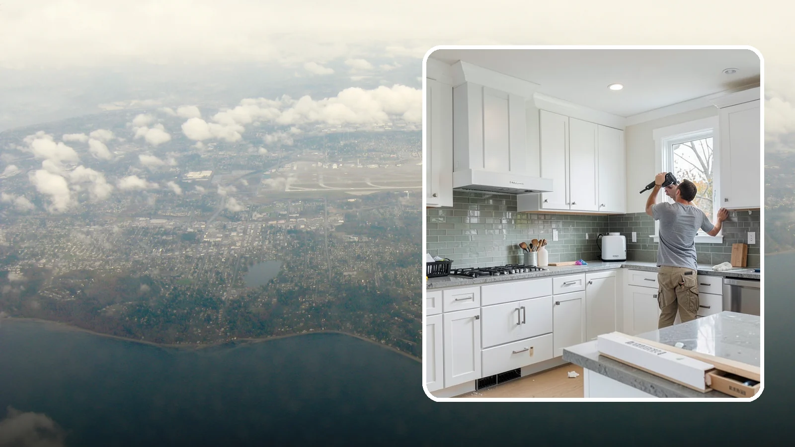 Backsplash Installation in Burien, King County, WA - Installing a tile or slab backsplash that protects your walls and adds a finished design accent.