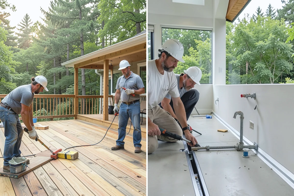 Backsplash Installation in Coupeville, Island County, WA - Prep and level the wall surface