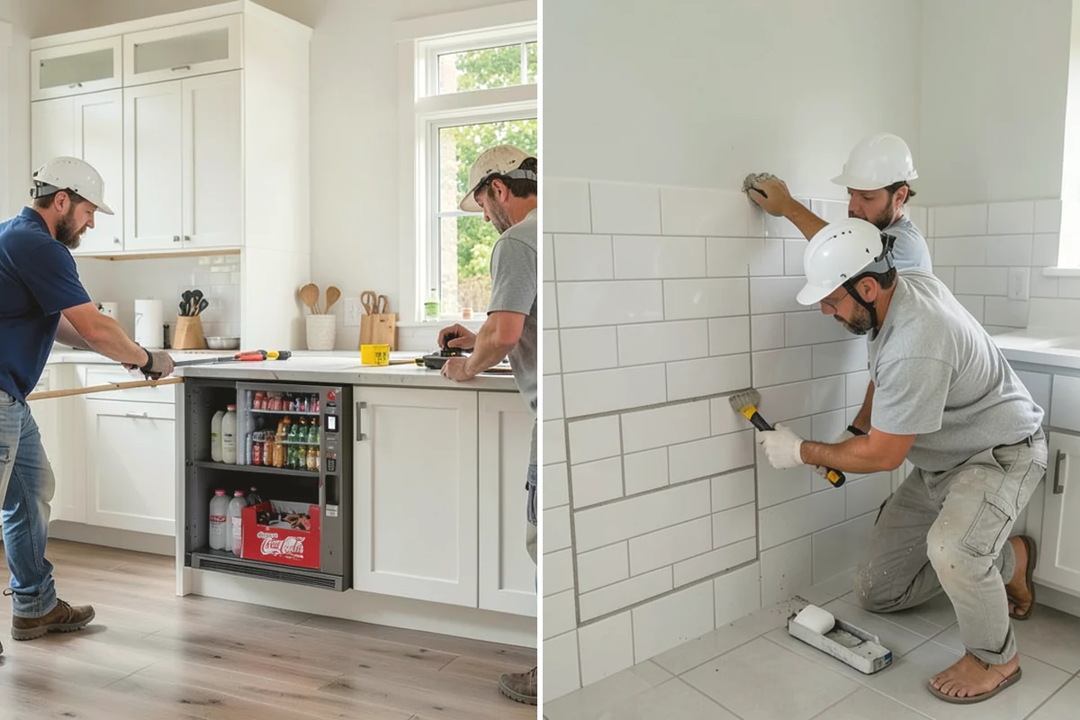 Backsplash Installation in Covington, King County, WA - Prep and level the wall surface