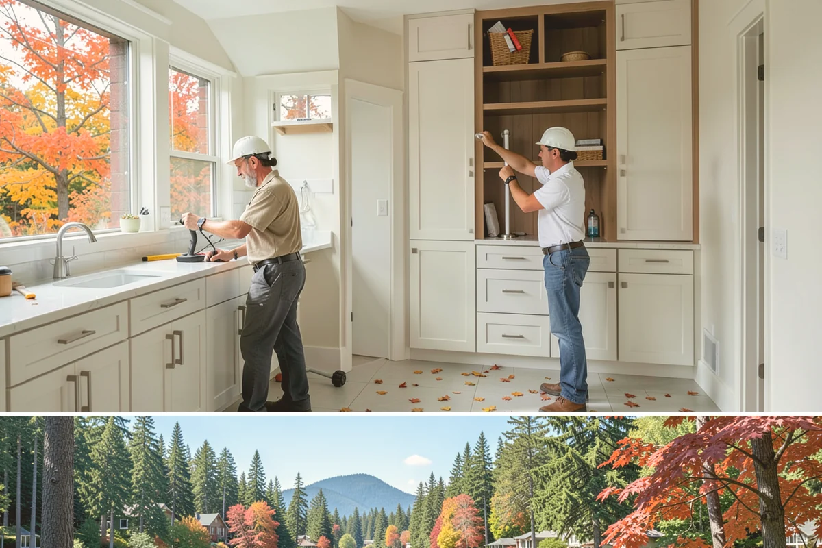Backsplash Installation in Covington, King County, WA - Backsplash work fits any season and is a great finishing step once counters and cabinets are set.