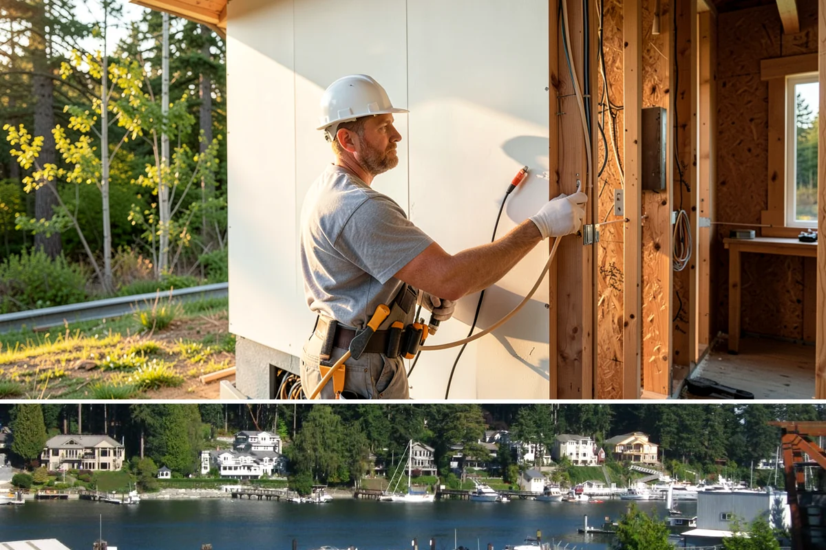 Backsplash Installation in Gig Harbor, Pierce County, WA - Backsplash work fits any season and is a great finishing step once counters and cabinets are set.