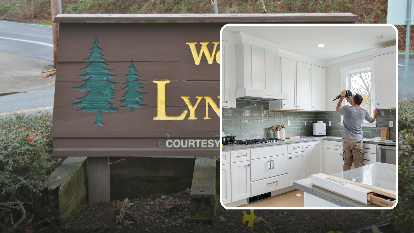 Backsplash Installation in Lynnwood, Snohomish County, WA - Installing a tile or slab backsplash that protects your walls and adds a finished design accent.