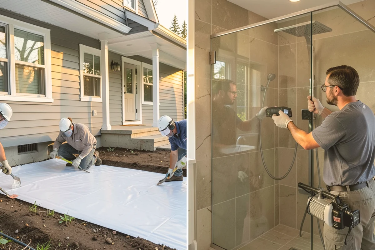 Backsplash Installation in Milton, King County, WA - Prep and level the wall surface