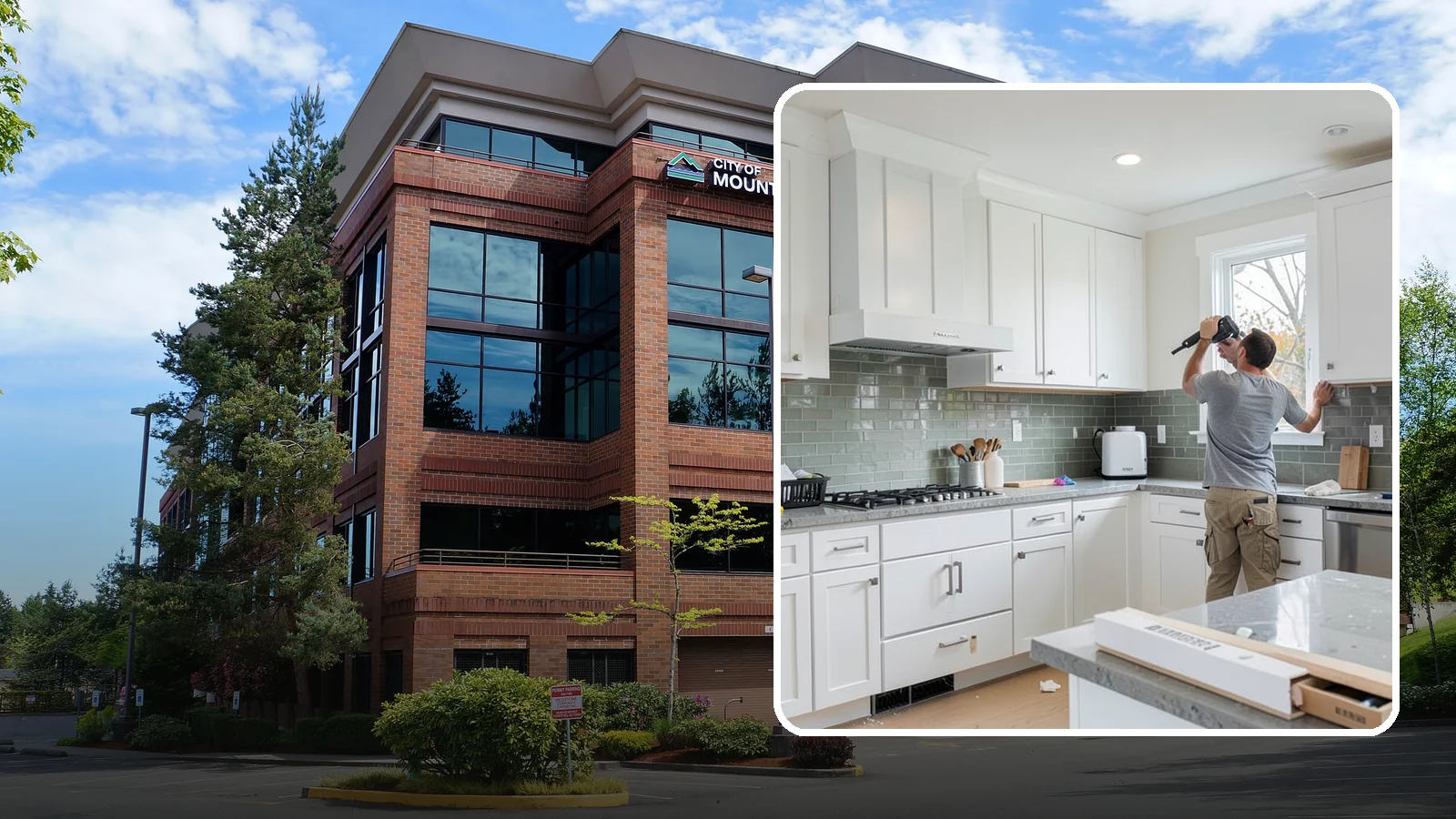 Backsplash Installation in Mountlake Terrace, Snohomish County, WA - Installing a tile or slab backsplash that protects your walls and adds a finished design accent.