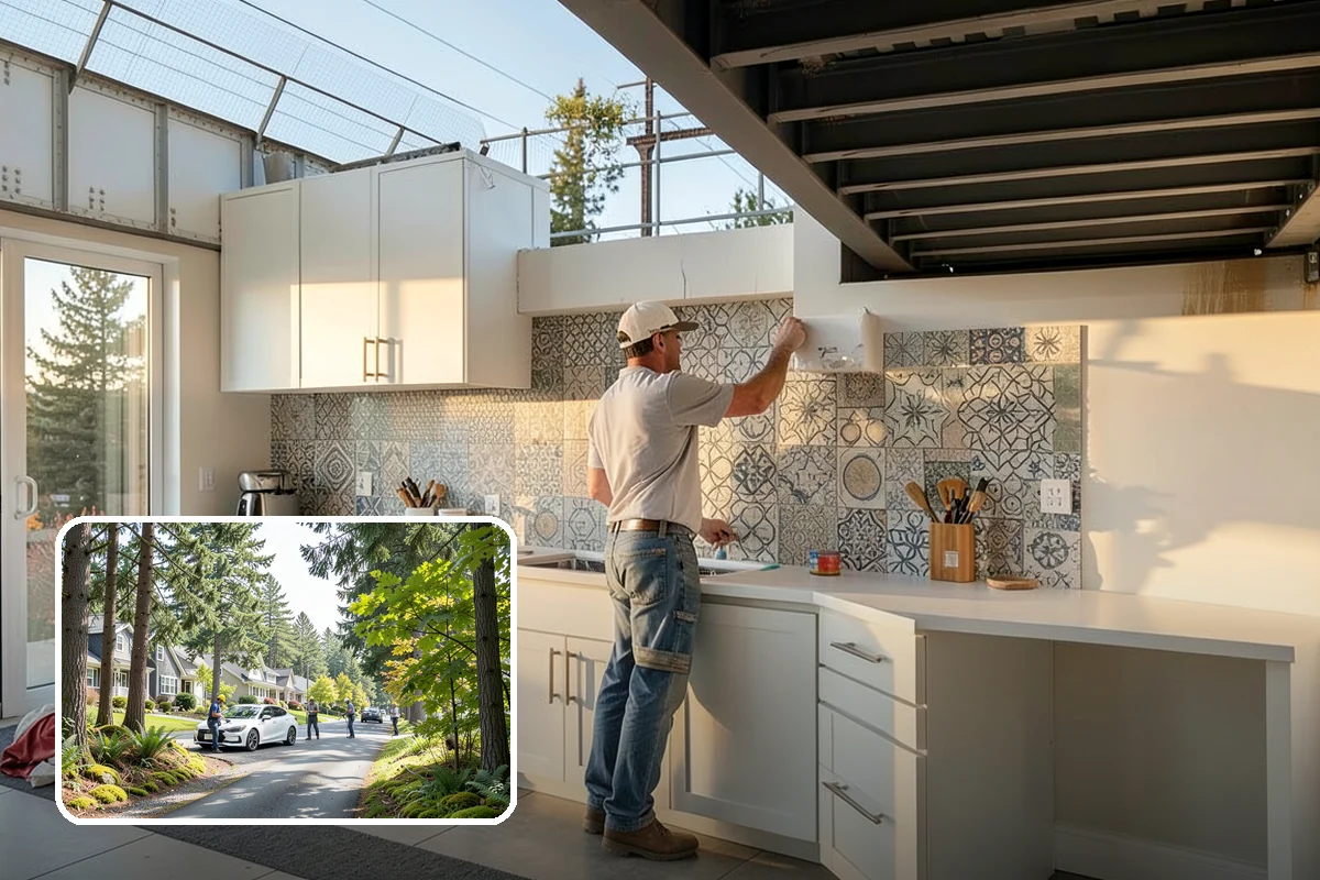 Backsplash Installation in Normandy Park, King County, WA - Wall protection against water and grease