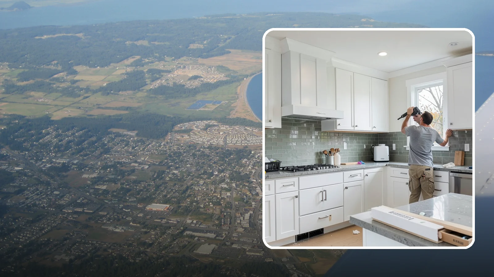 Backsplash Installation in Oak Harbor, Island County, WA - Installing a tile or slab backsplash that protects your walls and adds a finished design accent.