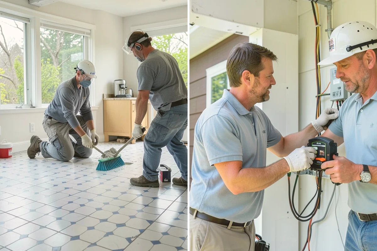 Backsplash Installation in Orting, Pierce County, WA - Prep and level the wall surface