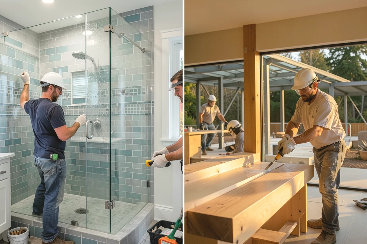 Backsplash Installation in Ruston, Pierce County, WA - Prep and level the wall surface