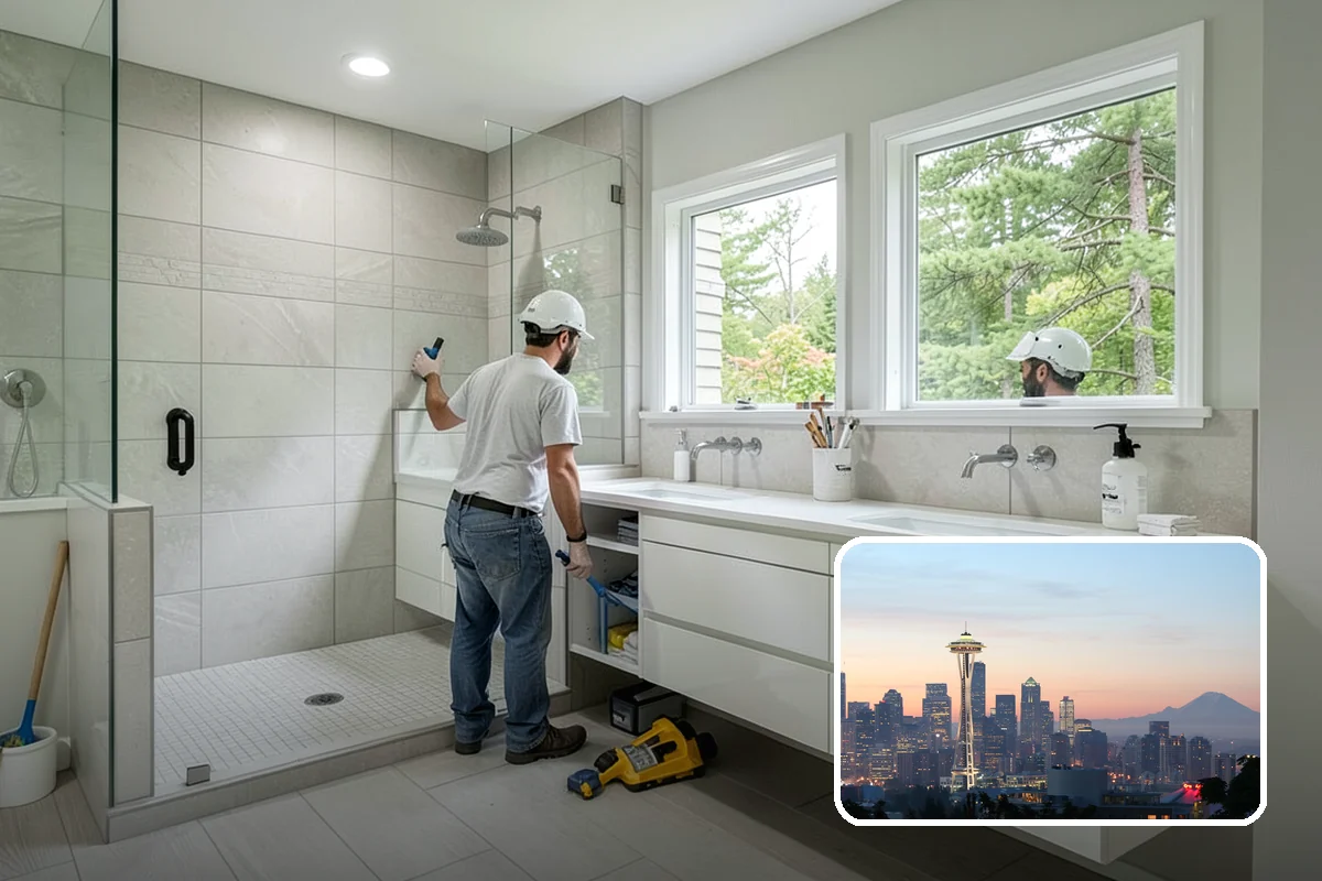 Backsplash Installation in Seattle, King County, WA - Wall protection against water and grease