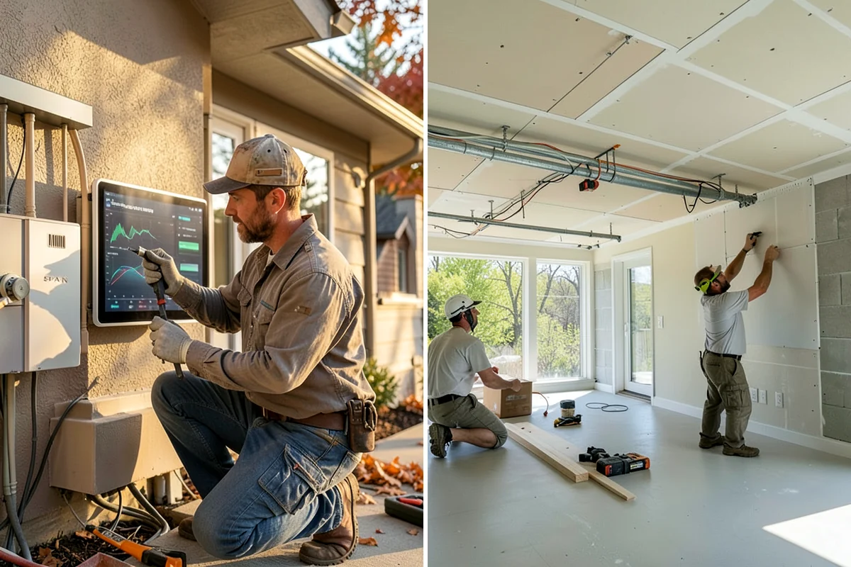 Backsplash Tile Installation in Arlington, Snohomish County, WA - Measure the field and confirm outlet and edge locations