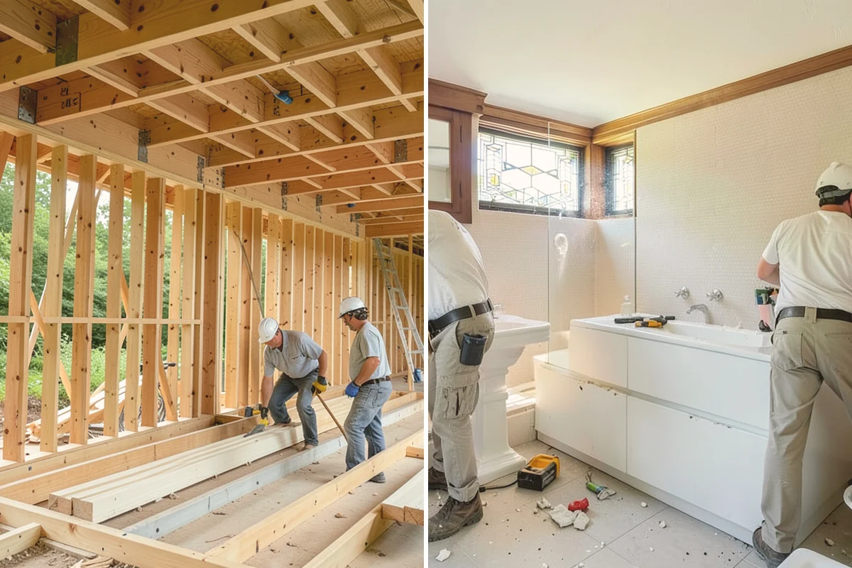 Backsplash Tile Installation in Bellevue, King County, WA - Measure the field and confirm outlet and edge locations