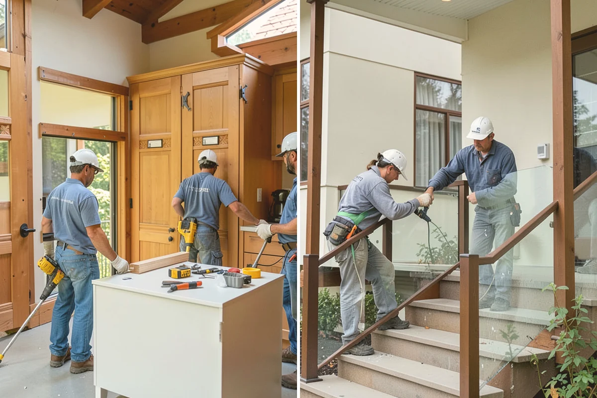 Backsplash Tile Installation in Bothell, King County, WA - Measure the field and confirm outlet and edge locations