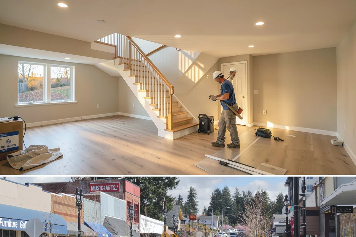 Backsplash Tile Installation in Bothell, King County, WA - Because backsplash work is fully interior, it fits comfortably into any season and pairs well with off-season kitchen refreshes.