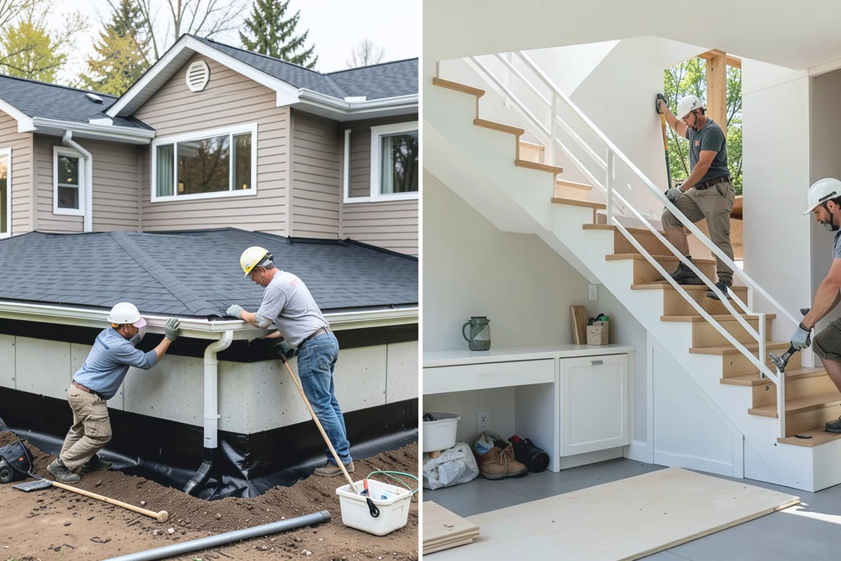 Backsplash Tile Installation in Buckley, Pierce County, WA - Measure the field and confirm outlet and edge locations