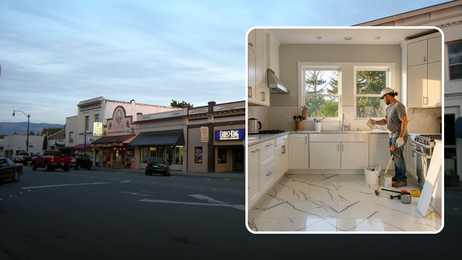 Backsplash Tile Installation in Burlington, Skagit County, WA - Kitchen and bar backsplash tiling that protects walls while defining your room's style.